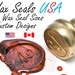 Custom Wax Seal Stamp USA - Sealing Wax Stamp - Wedding Wax Seals - Your Artwork on a Wax Seal - 1.0 or 1.25 inch die - Ready Made Designs 