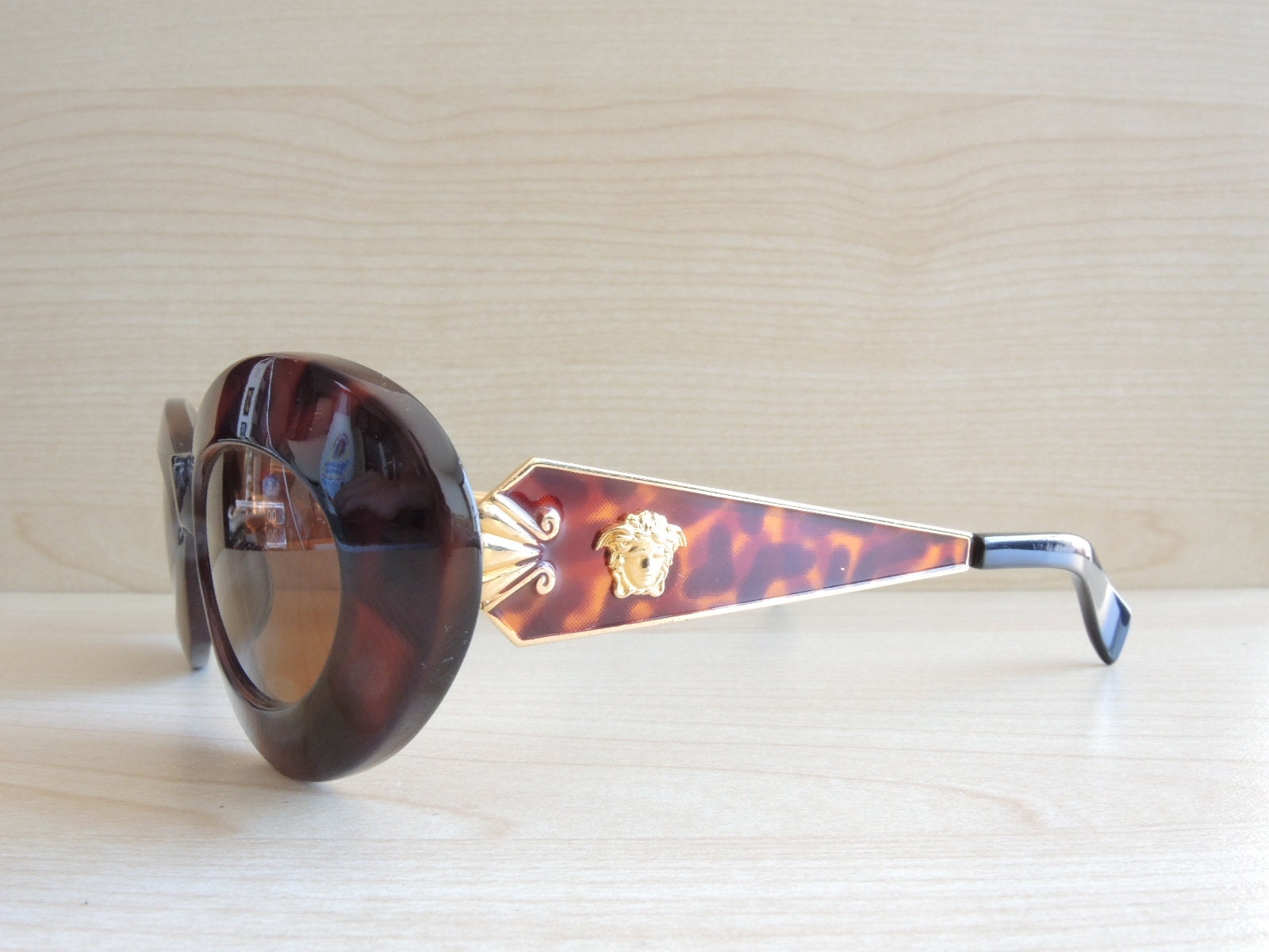 VERSACE 425 Vintage Sunglasses Medusa Made in Italy NOS - Etsy