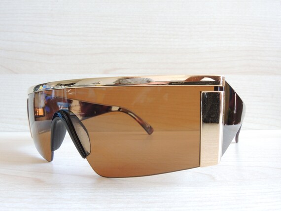 VERSACE S98 vintage sunglasses rare made in Italy - image 2