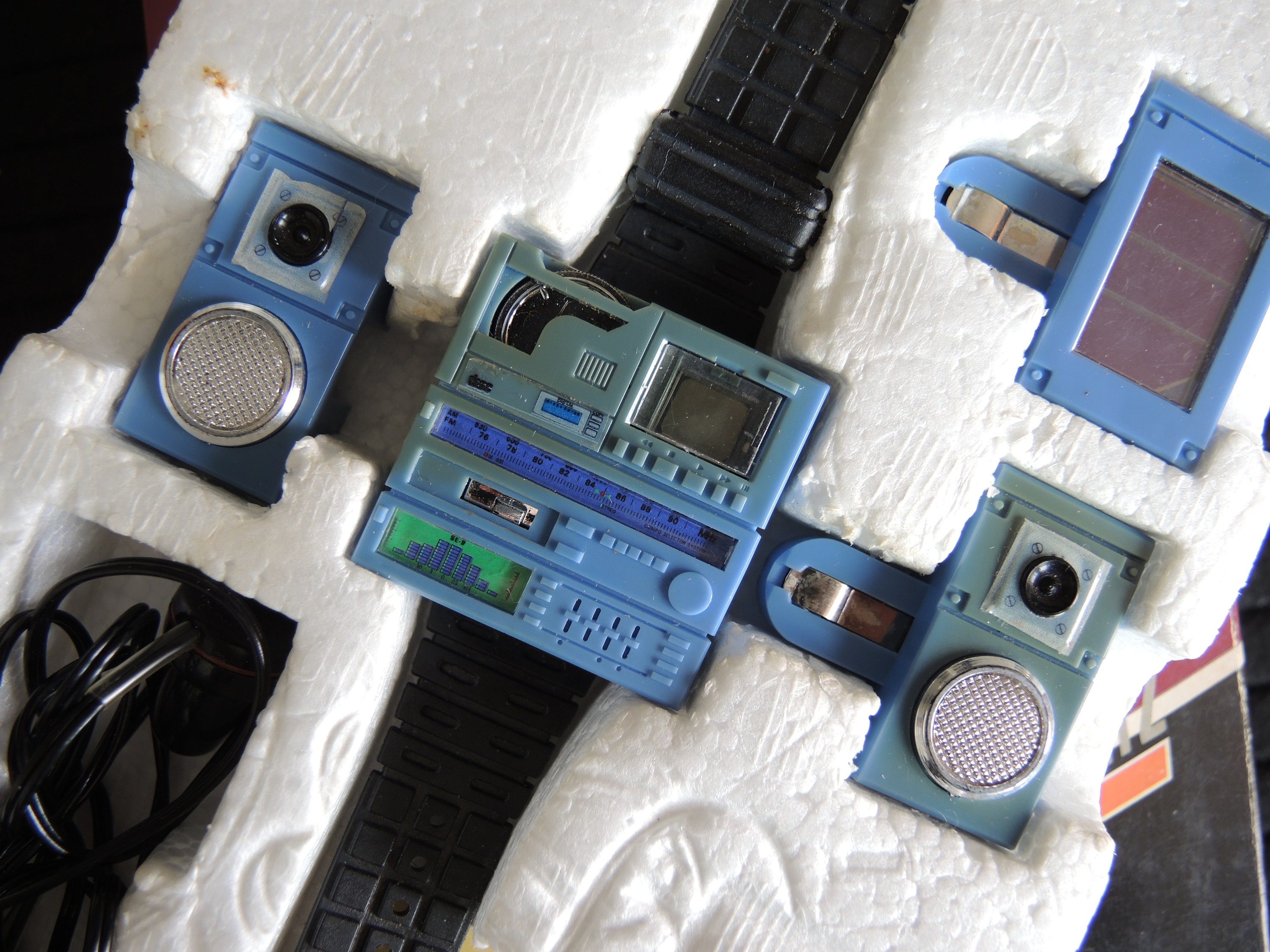 Takara Watch q Compo Quartz Watch Original Boombox Rare Kronoform Transformers Etsy Australia