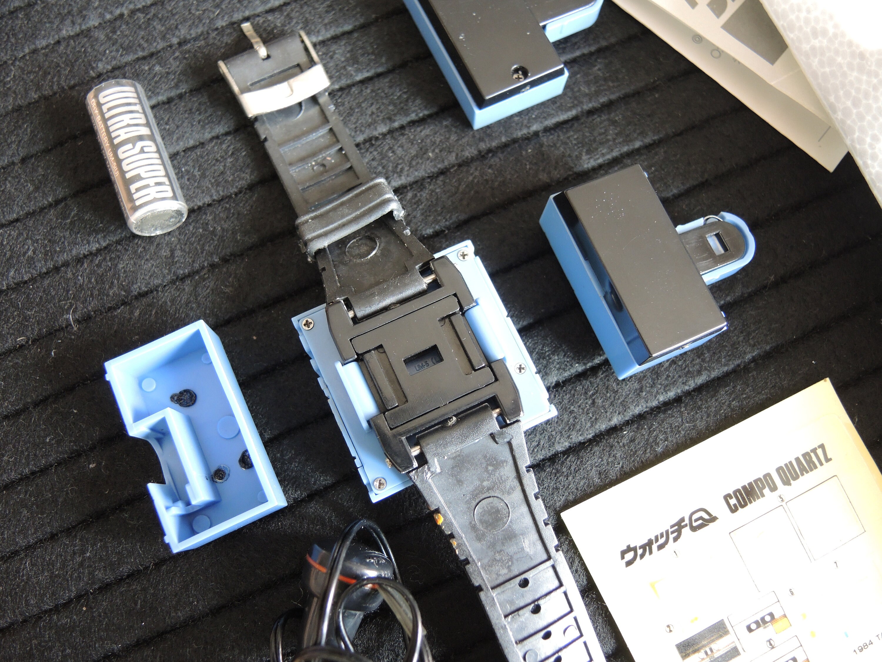 【未開封】TAKARA ウォッチQ プログレード コンポクォーツデジタルウォッチ TAKARA ウォッチQ プログレード コンポクォーツ デジタル