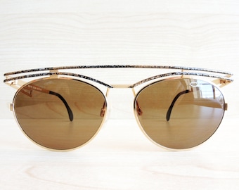 Gafas de sol vintage CAZAL 979 fabricadas en Austria, nuevas, de stock antiguo, redondas originales.