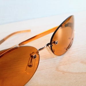LOEWE vintage zonnebril oranje Italië