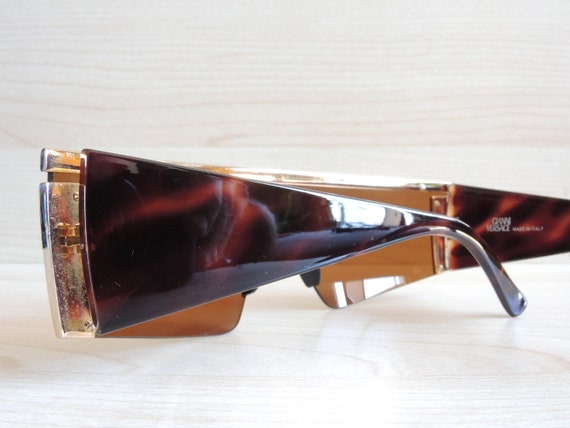 VERSACE S98 vintage sunglasses rare made in Italy - image 5