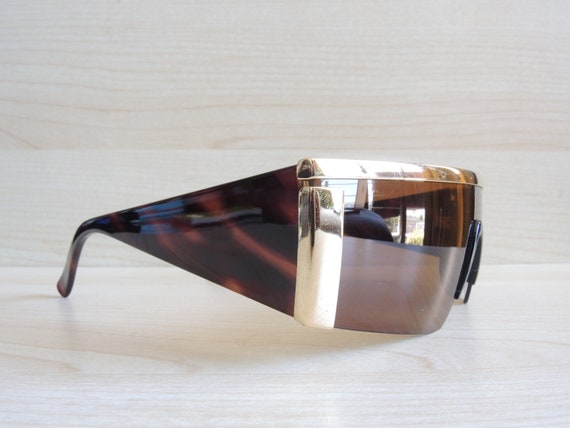 VERSACE S98 vintage sunglasses rare made in Italy - image 3