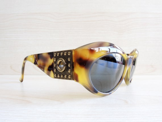 VERSACE 394 Vintage Sunglasses Medusa Versace Made in Italy - Etsy