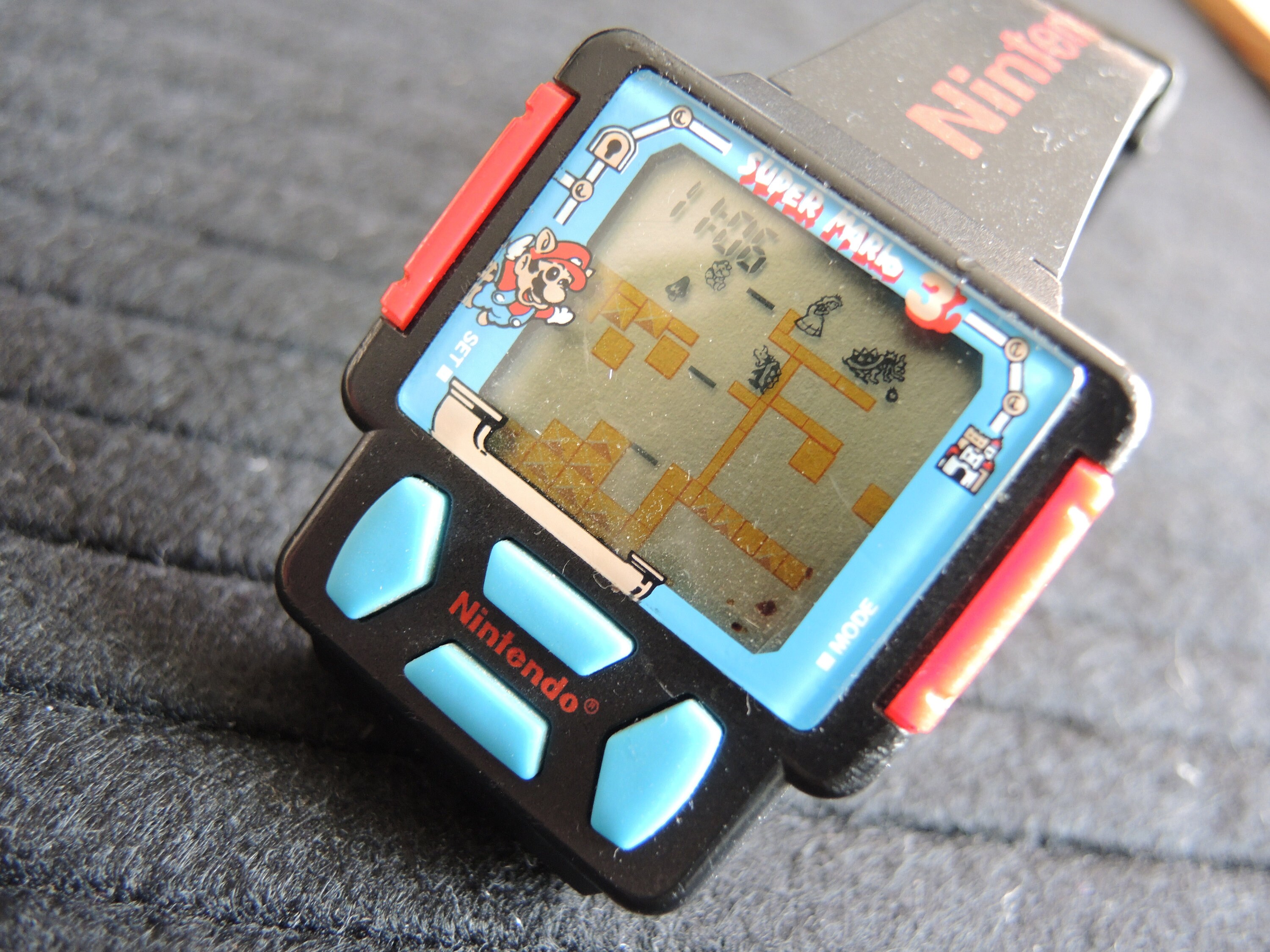 Nintendo Super Mario Wristwatch & Game Zeon Vintage Etsy