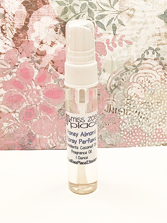 Honey Almond Spray Pefume Fragrance Oil Womens Fragrance Etsy