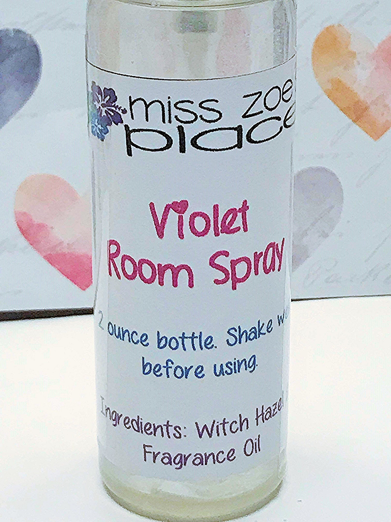Violet Home Fragrance Room Spray Homemade Room Spray Etsy