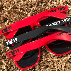 Personalized Disney Vacation Sunglasses: D2 Summit, Family Reunion, Family Vacation, Disneyland