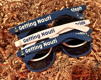 Personalized Bachelorette & Spring Break Sunglasses: Getting Nauti