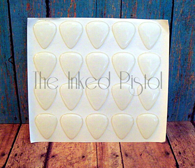 20 Piece Custom Guitar Pick Photo Epoxy Stickers BEST DEAL on Etsy