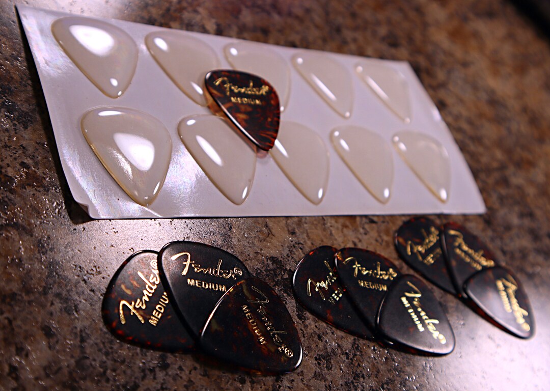 Guitar Pick and Epoxy Set of 10 Etsy