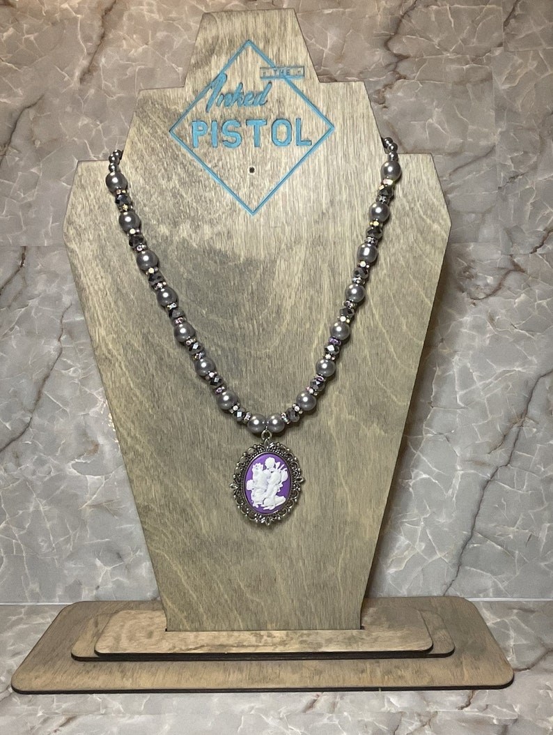 Cameo Fairy Beaded Necklace and Bracelet Etsy