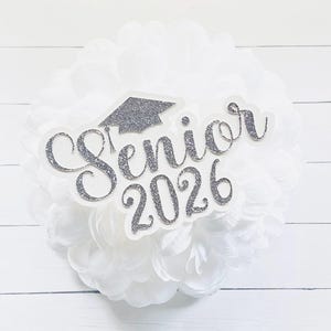 Senior Cutout for Homecoming mum, Word for Mum, Class of 2025, Mum supply, Custom Diecut, Homecoming Mum Word, Centerpiece Trinket for Mum