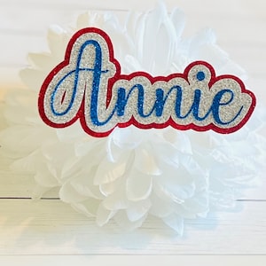 Name for Homecoming Mum, Custom Mum Decoration, Homecoming Supplies, Accessories for Mum, Name for Mum Cutout, Homecoming Mum Centerpiece