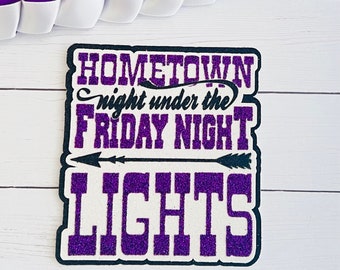 Cutout for Homecoming Mum, Football cutout, Homecoming Supplies, Trinket for Mum, Homecoming Mum Centerpiece, Garter Centerpiece