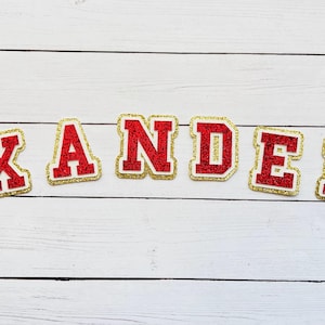 Individual Letter Cutouts for Homecoming Mum, Custom Letters Cutouts for Homecoming, Mum Supplies, Homecoming Ribbon Letters