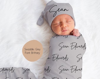 Luxurious Birth Details  Baby Blanket Embossed Rosebud Blue Boy Newborn Gift 