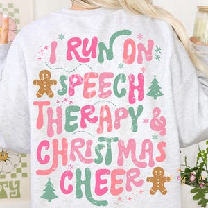 Tendance Noël PNG SVG Sublimation Cricut coupe fichier exécuté sur l'orthophonie & Cheer esthétique rétro groovy coloré Digital Graphic DesignDTF