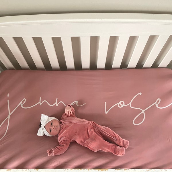 Custom Crib Sheet Etsy
