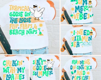 Summer SVG Bundle, Summer Boy Png, Silly Goose Png, Sunny Png, Boy Png, Toddler Png, Retro Png, Popsicle Png, Pool Kids Png, Cool Dude Png