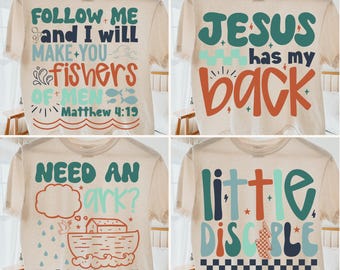 Kids SVG Bundle, SVG, Christian Png, Kids Png, Religious Png, Retro Png, Boy Png, Trendy Png, Faith-Based, Toddler Png, Bible Verse Png