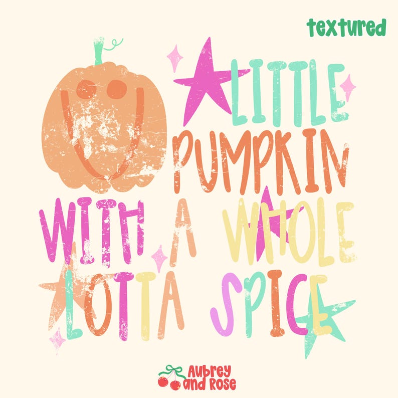 Little Pumpkin With A Lot Of Spice Digital PNG SVG Files for Cutting Machines Cricut, Holiday, Kids, Boys, Toddler, Cute, Childrens image 2