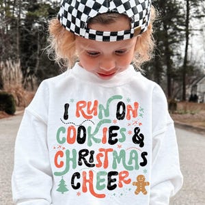 Retro kinderen kerst PNG SVG sublimatie Cricut gesneden bestand Little Boy Kid Cheer vakantie retro trendy groovy kleurrijk digitaal grafisch ontwerp