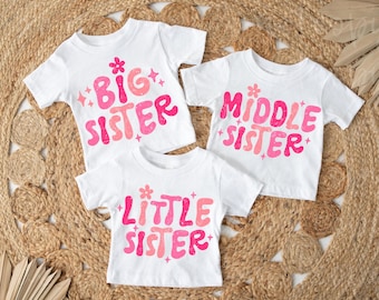 Paquete de SVG de Sister Crew, PNG de hermana mayor, PNG de hermana menor, PNG de hermana mediana, PNG de hermanos, PNG de hermana mayor, PNG de hermana pequeña, PNG de flores, niño pequeño