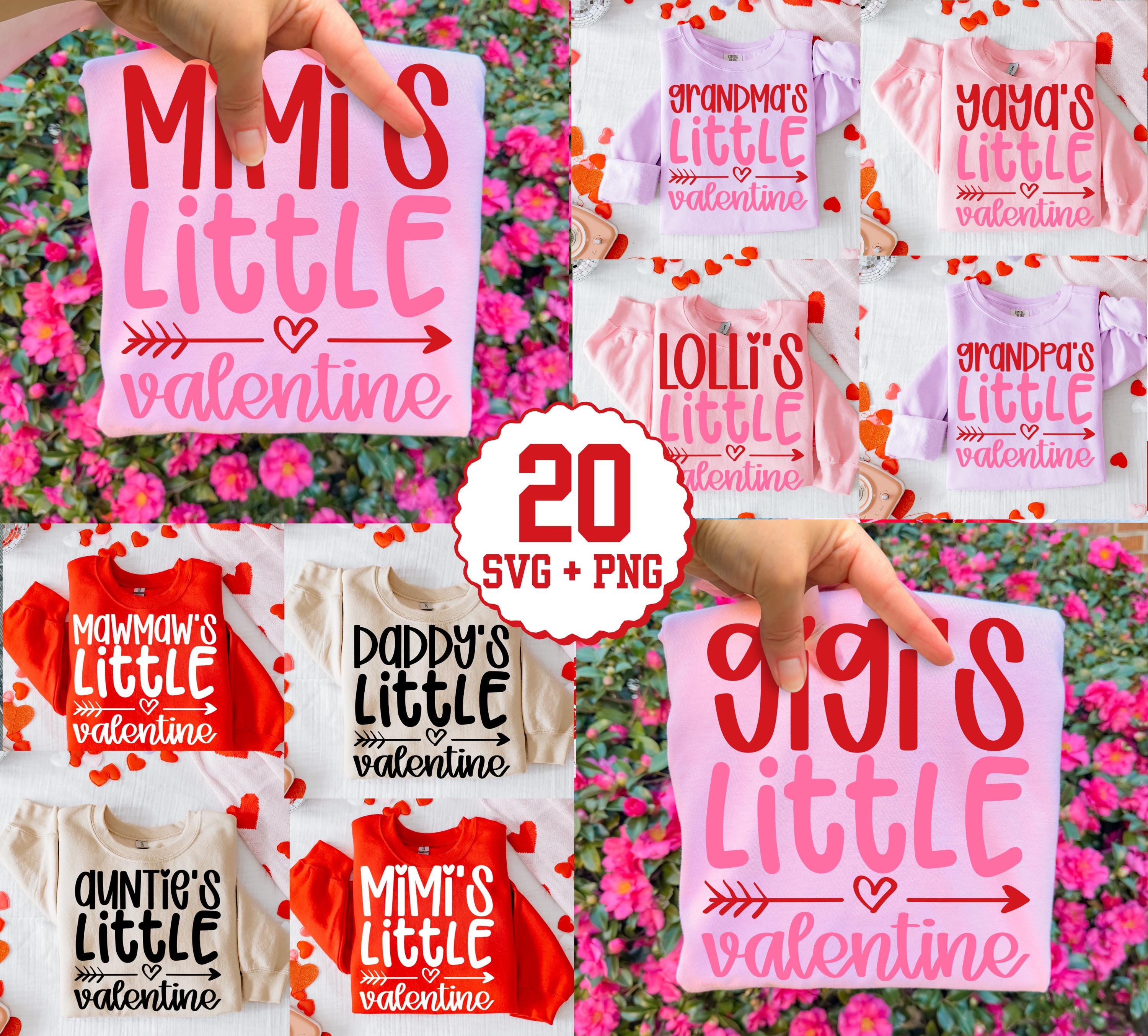 KIDS Valentines Day SVG, Bundle Valentines Svg, Cute Valentines Png ...