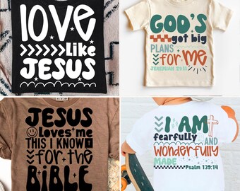 Kids SVG Bundle, Christian Png, Kids Png, Religious Png, Retro Png, Boy Png, Trendy Png, Faith-Based, Toddler Png, Bible Verse Png, Craft