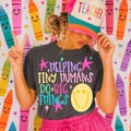 Helping Tiny Humans Do Big Things SVG, Teach Png, Preppy Png, First Day of School, Stars Png, Back to School Png, Daycare Png, Trendy Craft