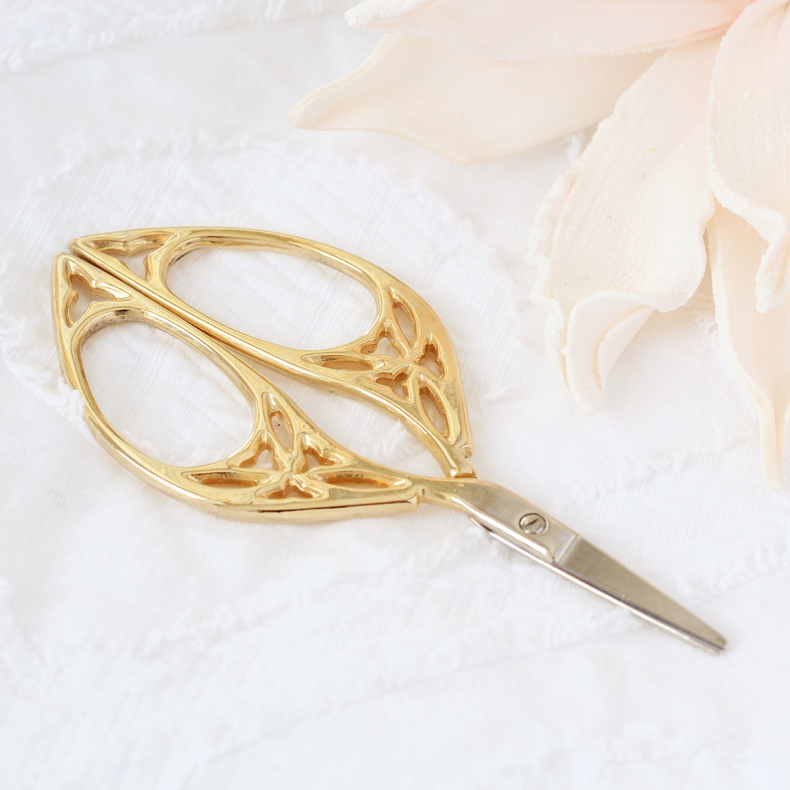 Gold Sewing Scissors. Fancy Embroidery Shears. Tiny/small Etsy Canada