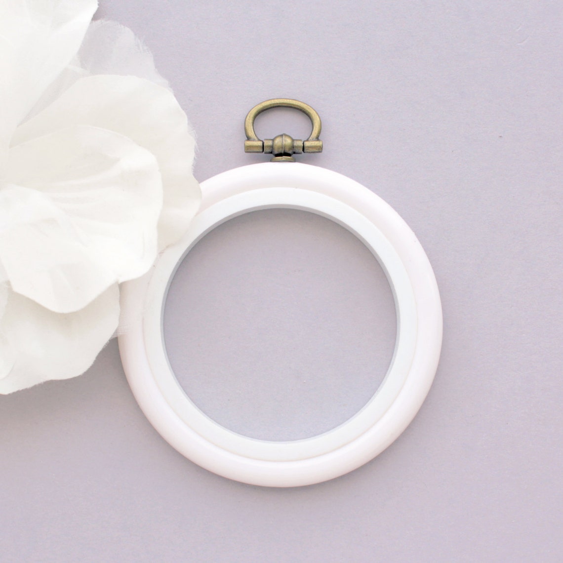 Mini Embroidery Hoop. Small Flexible Plastic Hoop. 2.5 Etsy Canada