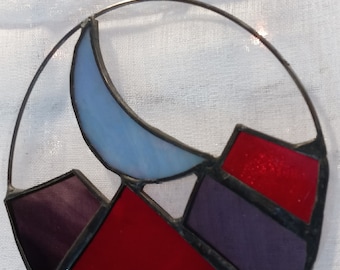 Crescent Moon and Four Mountain Light Catcher