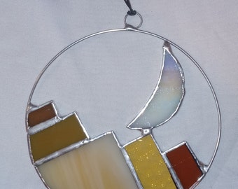 Crescent Moon and Five Mountain Light Catcher