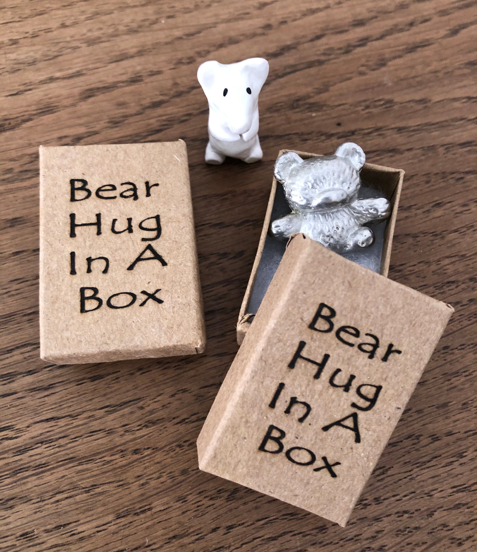 Sending A Hug Bear Hug in a Box Support Love Gift Special Etsy
