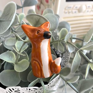 Fox Gift Hug - Ceramic Handmade image 7