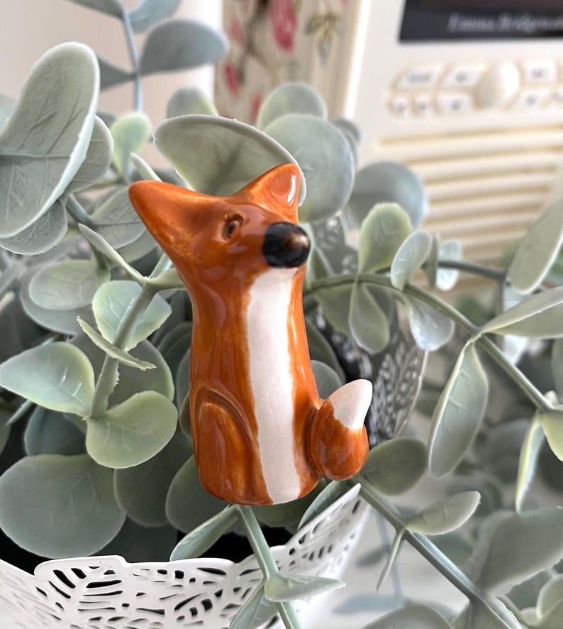 Fox Gift Hug - Ceramic Handmade image 7