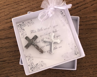 Christening Baptism Gift Confirmation Cross Religious Gift Faith God Jesus Faith Reminder Strength Support Motivation