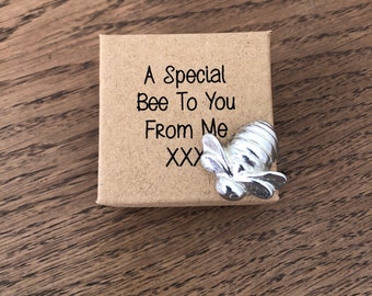 Bee Gift Sending Hugs, Bee Hug in a Box, Pocket Hug,  Support, Unusual Gift, Motivation, Unique Unusual Gift