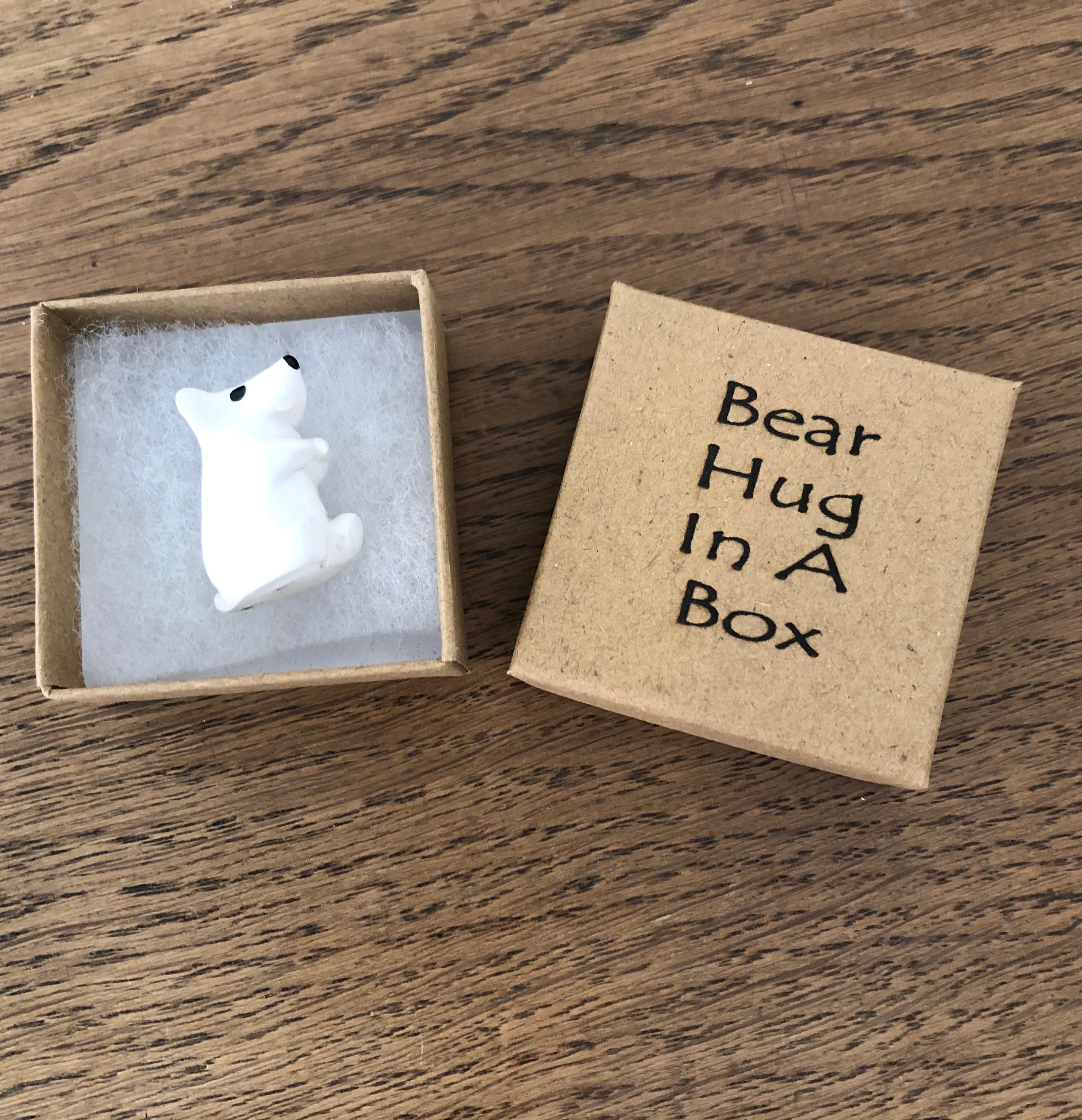 Sending A Hug Bear Hug in a Box Support Love Gift Special Etsy UK