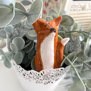 Fox Gift Hug - Ceramic Handmade image 8