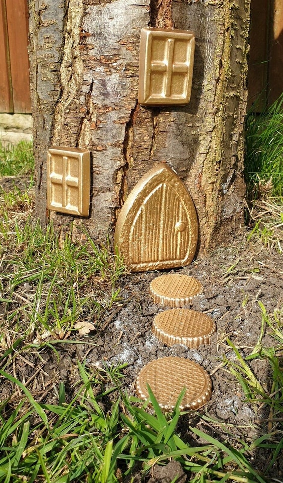 House Tree Set .. Calmay Garden Fairy Door International orders welcome 