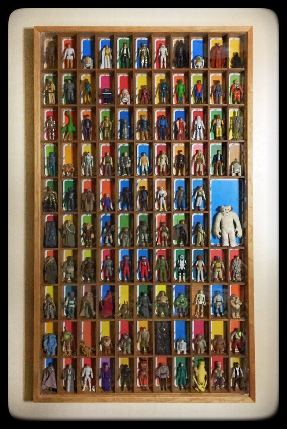 Handmade Cherry Hardwood Shadow Box Wall Display Cabinet For Etsy