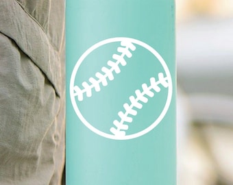 Baseball Decal | Water Bottle | Car window | Laptop | Gift | Custom Sticker |