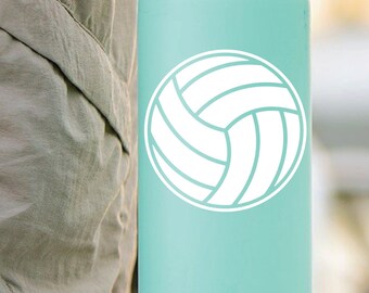 Volleyball Decal For: Water Bottle | Laptop | Phone | Car | Custom Sticker | Rambler | Sticker | Solid