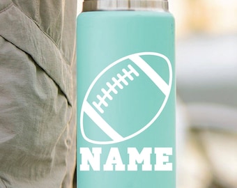 Football and Name Decal Gift | Sticker