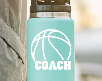Basketball Coach Gift | Vinyl Sticker Decal